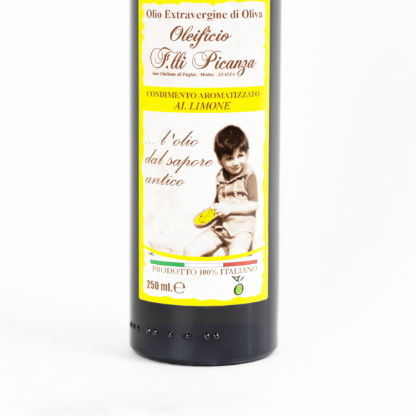 Premium Extra Virgin Olive Oil with Lemon - 250ml 100% Italian - Image 3