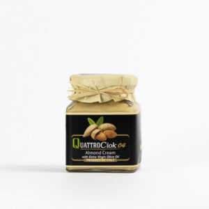 Almond Cream with Extra Virgin Olive Oil - Quattrociocchi 320g 100% Italian Product