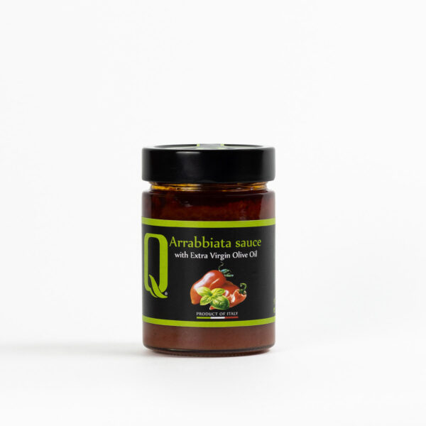 Arrabbiata Sauce with Extra Virgin Olive Oil - Quattrociocchi 310g 100% Italian Product