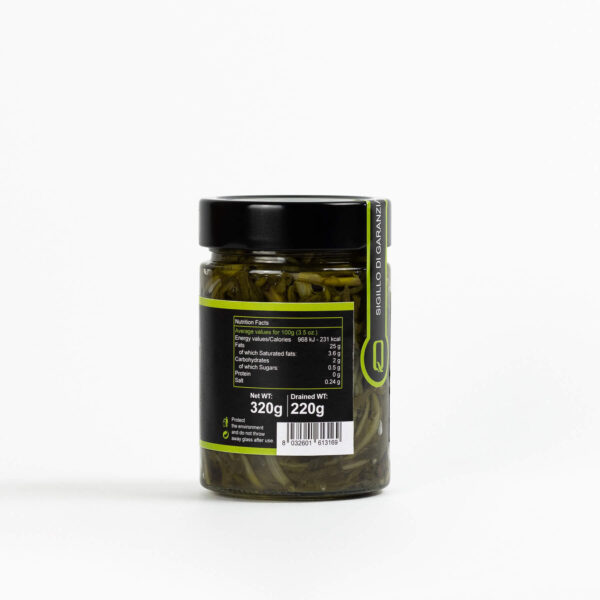 Chicory with Extra Virgin Olive Oil - Quattrociocchi 320g 100% Italian Product - Image 2