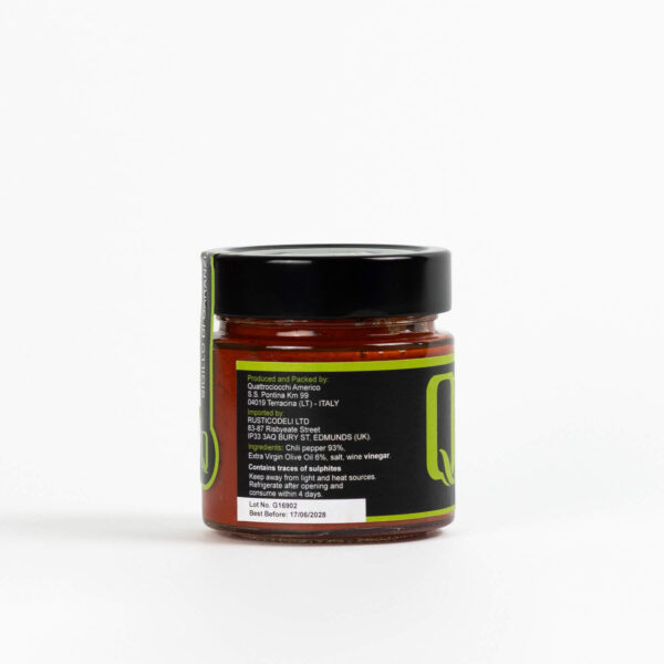 Chilli Pepper Patè - Quattrociocchi 190g 100% Italian Product - Image 4