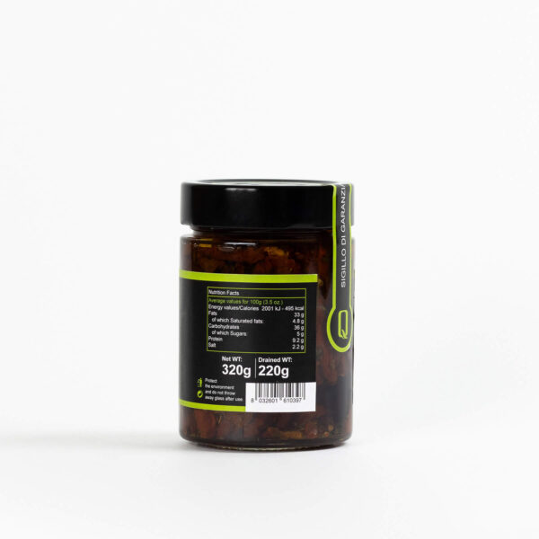 Dried Tomatoes with Extra Virgin Olive Oil - Quattrociocchi 320g 100% Italian Product - Image 4