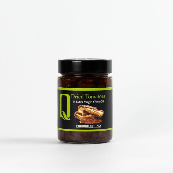 Dried Tomatoes with Extra Virgin Olive Oil - Quattrociocchi 320g 100% Italian Product