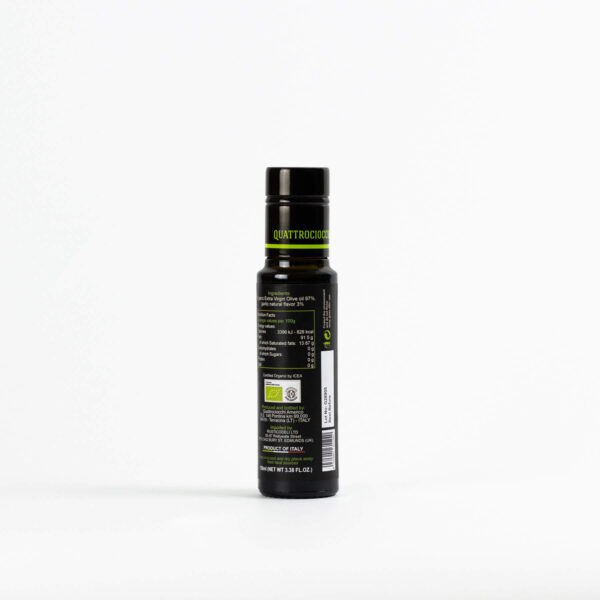 Extra Virgin Olive Oil with Garlic - Quattrociocchi 100ml - Image 3