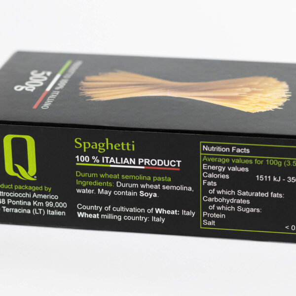 Spaghetti - Quattrociocchi Dried Pasta 500g - Image 3
