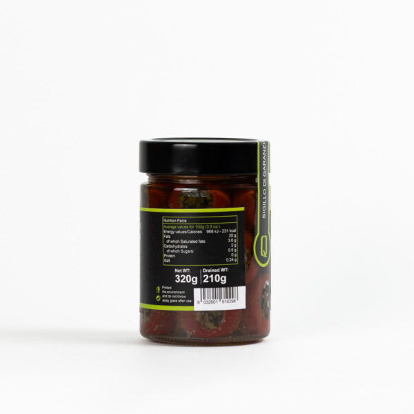 Stuffed Peppers with Extra Virgin Olive Oil - Quattrociocchi 320g 100% Italian Product - Image 6