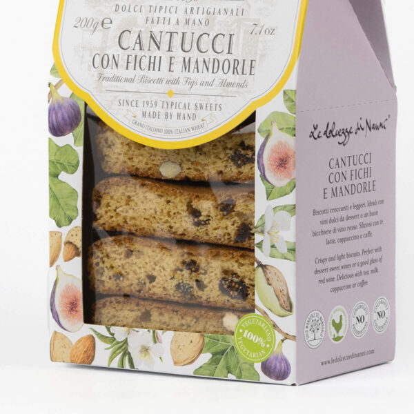 Le Dolcezze di Nanni Fig & Almond Cantucci Biscuits 200g - Image 2