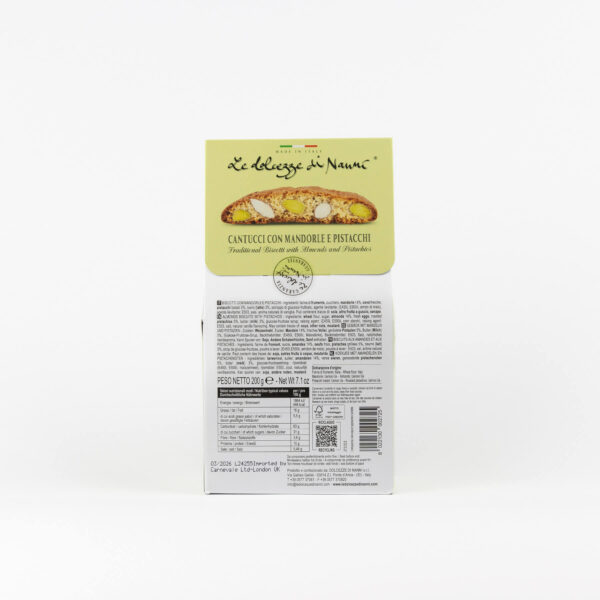 Le Dolcezze di Nanni Almond & Pistachio Cantucci Biscuits 200g - Image 5