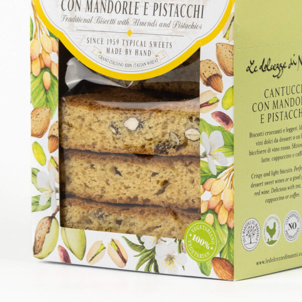 Le Dolcezze di Nanni Almond & Pistachio Cantucci Biscuits 200g - Image 2