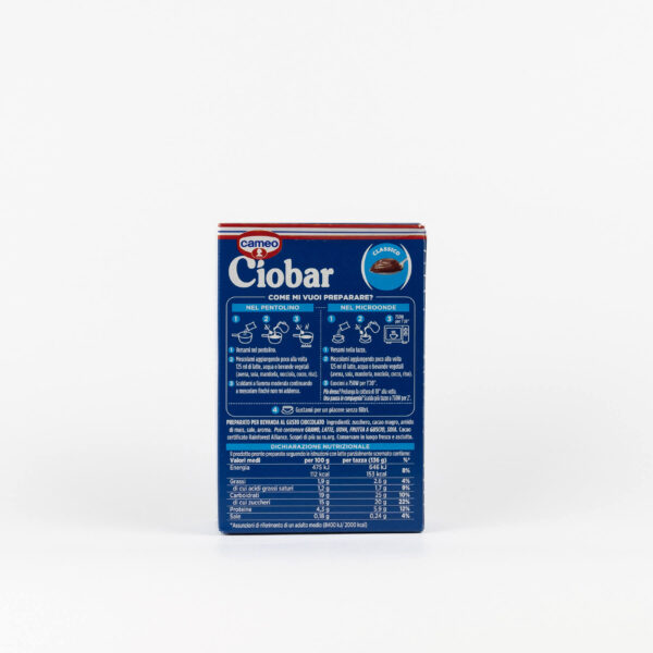 Ciobar Italian Chocolate Drink by Cameo (5x25g) - Image 4