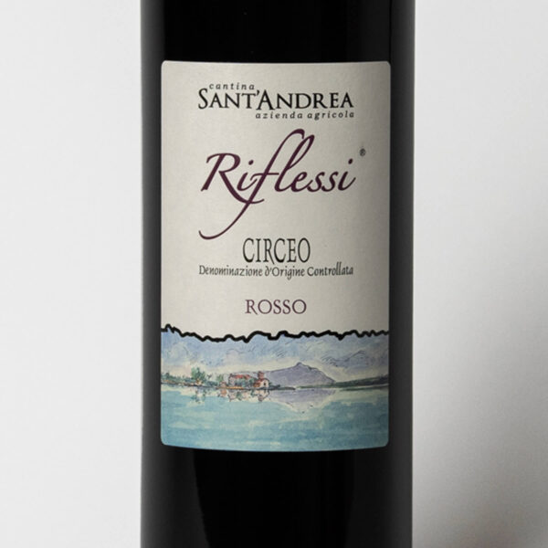 Sant'Andrea Circeo Rosso Riflessi 2023 Wine - Merlot - Image 2